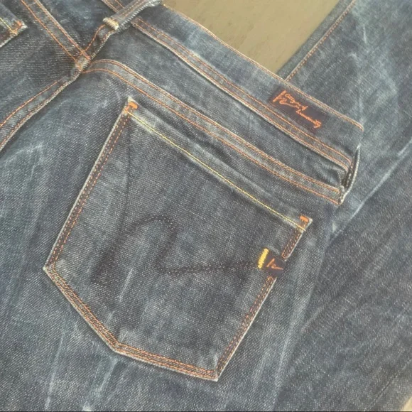 COH Vintage 90s flare Ingrid lo waist Flare Jeans Marbled Acid-wash 29 - Picture 8 of 14